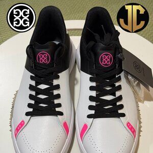 Men's G/FORE G.112 Stippled Sole Golf Shoes GMF000025-S/ONX Snow/Onyx Size 12